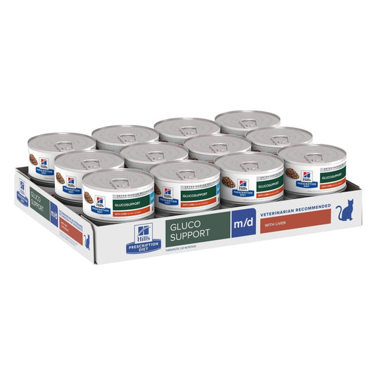 HILL'S PRESCRIPTION DIET FELINE M/D CANS 156GM CANS 24s