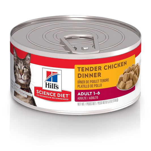 HILL'S SCIENCE DIET FELINE ADULT CHICKEN 156GM 24s