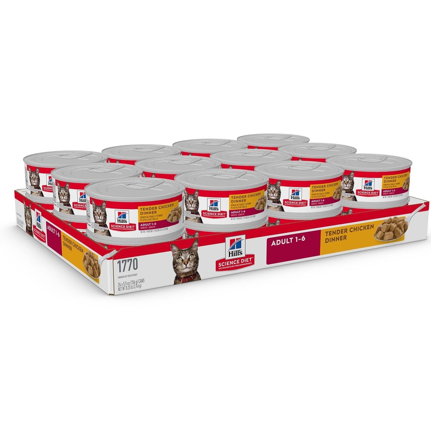 HILL'S SCIENCE DIET FELINE ADULT CHICKEN 156GM 24s