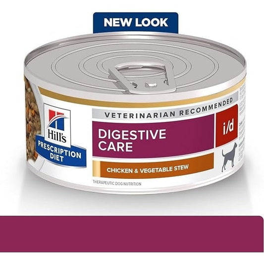 HILL'S PRESCRIPTION DIET K9 I/D CHICK VEG STEW 156GM 24s