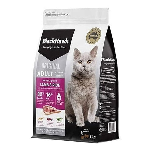 BLACKHAWK FELINE LAMB & RICE