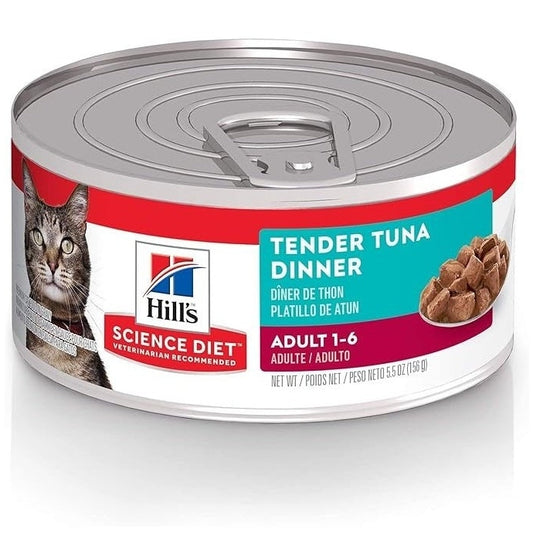 HILL'S SCIENCE DIET FELINE ADULT TUNA 156GM 24s