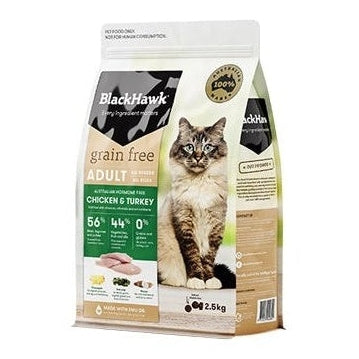 BLACKHAWK FELINE GRAIN FREE CHICKEN & TURKEY
