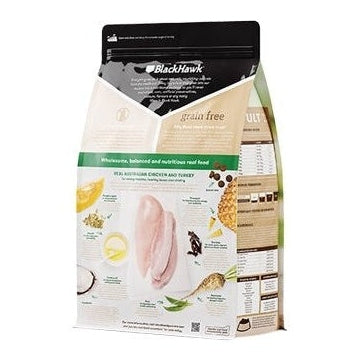 BLACKHAWK FELINE GRAIN FREE CHICKEN & TURKEY