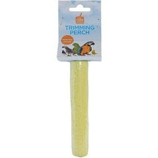 Bird Trimming Perch Yellow