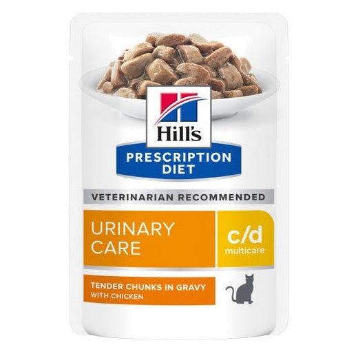 HILL'S PRESCRIPTION DIET FELINE C/D CHIK 85GM 12s POUCH