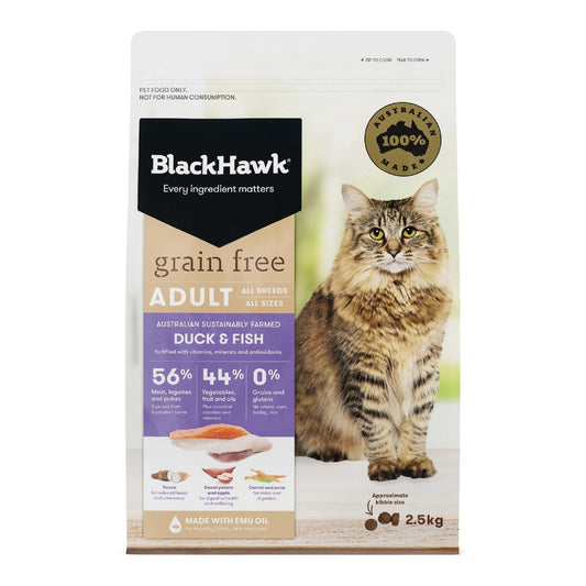 BLACKHAWK FELINE GRAIN FREE DUCK & FISH