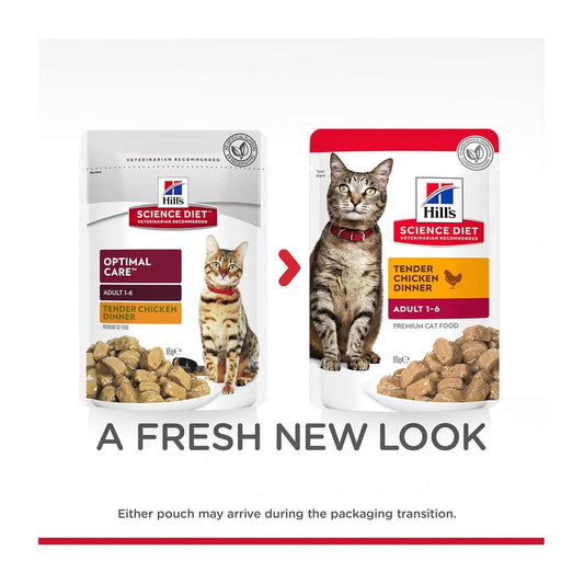 HILL'S SCIENCE DIET FELINE CHICKEN 85GM 12s POUCH