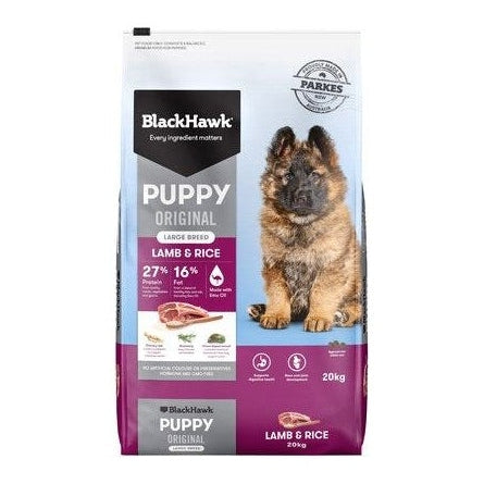BLACKHAWK K9 LARGE PUPPY LAMB & RICE