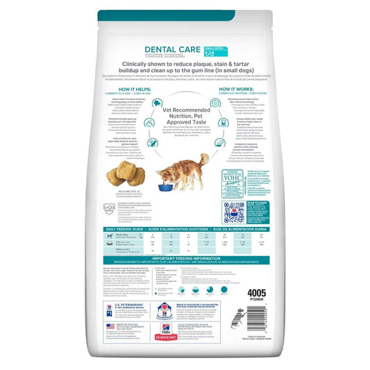 HILL'S PRESCRIPTION DIET K9 T/D 2.25KG SML BITES
