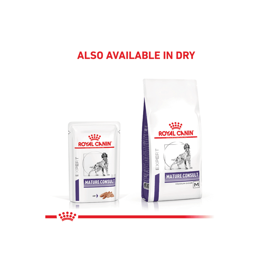 ROYAL CANIN K9 MATURE CONSULT DOG 85G 12s POUCH