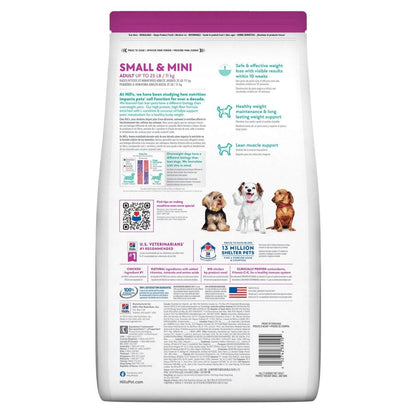 HILL'S SCIENCE DIET K9 PERFECT WEIGHT SMALL & MINI