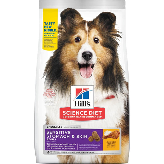 HILL'S SCIENCE DIET K9 ADULT SENSITIVE STOMACH & SKIN