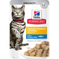 HILL'S SCIENCE DIET FELINE URIN HAIRBALL OFISH 85GM 12s POUCH