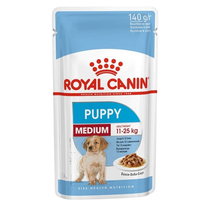 ROYAL CANIN K9 MEDIUM PUPPY 140G 10s POUCH