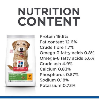 HILL'S SCIENCE DIET K9 SENIOR VITALITY 1.5KG ADULT 7+